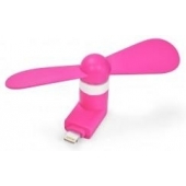 Mini Fan Apple Lightning roze