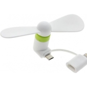 Mini Fan Lightning Micro-USB Wit